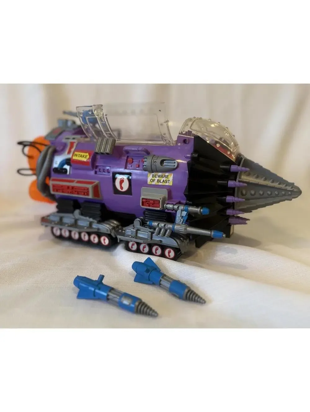 Vintage TMNT Mutant Module Battle Wagon Vehicle 1990 Playmates Original Complete